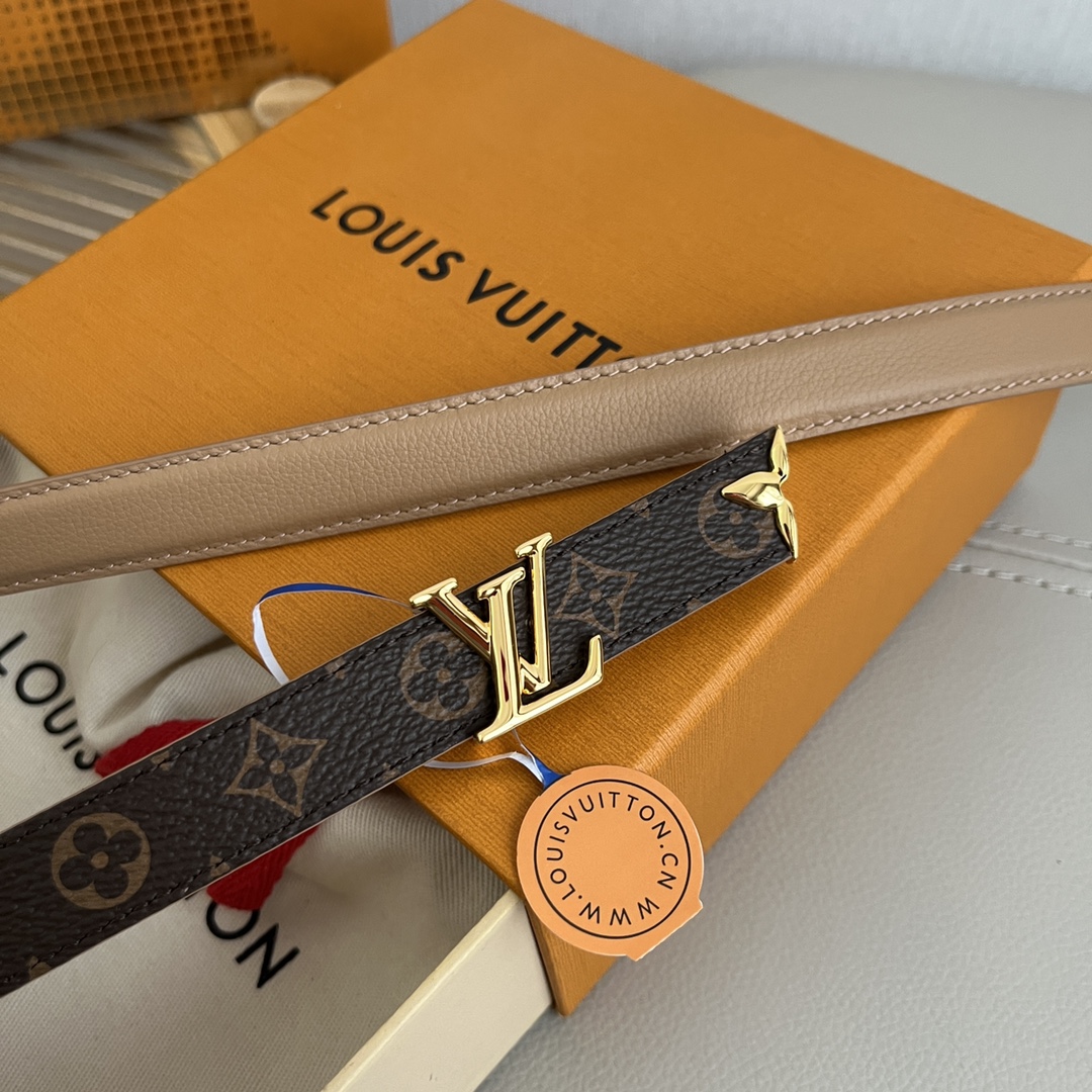 Louis Vuitt*n Women Belt-2CM