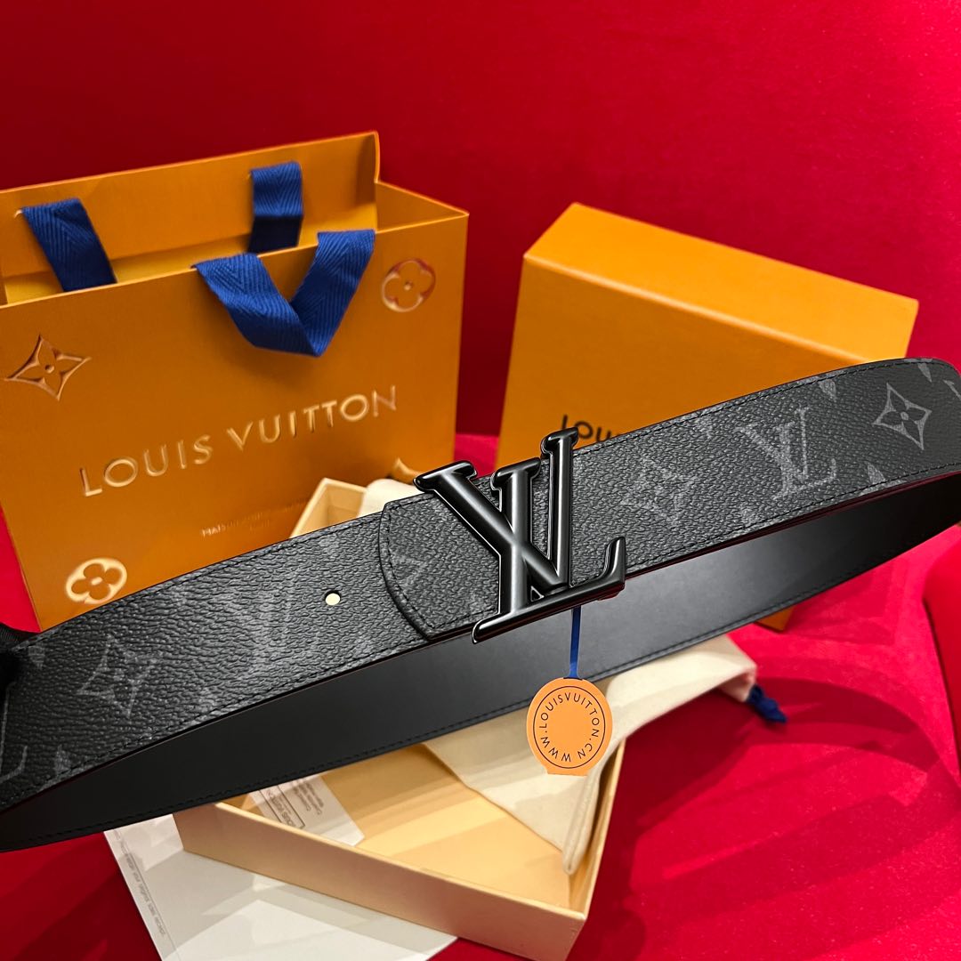 Louis Vuitt*n Men Belt-4CM