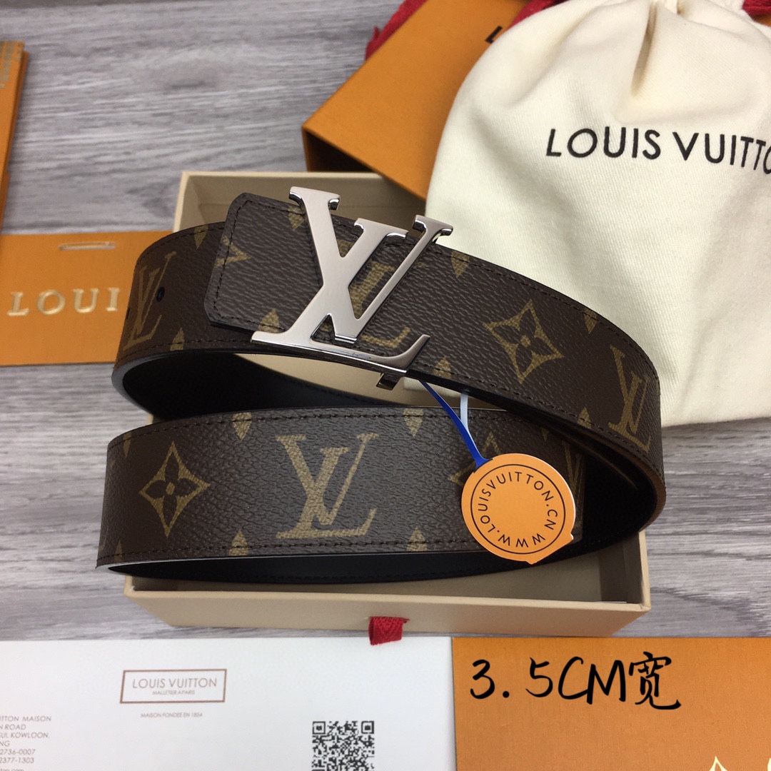Louis Vuitt*n Men Belt-3.5CM