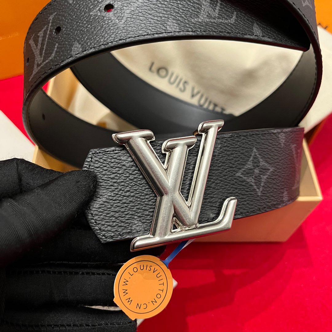 Louis Vuitt*n Men Belt-4CM