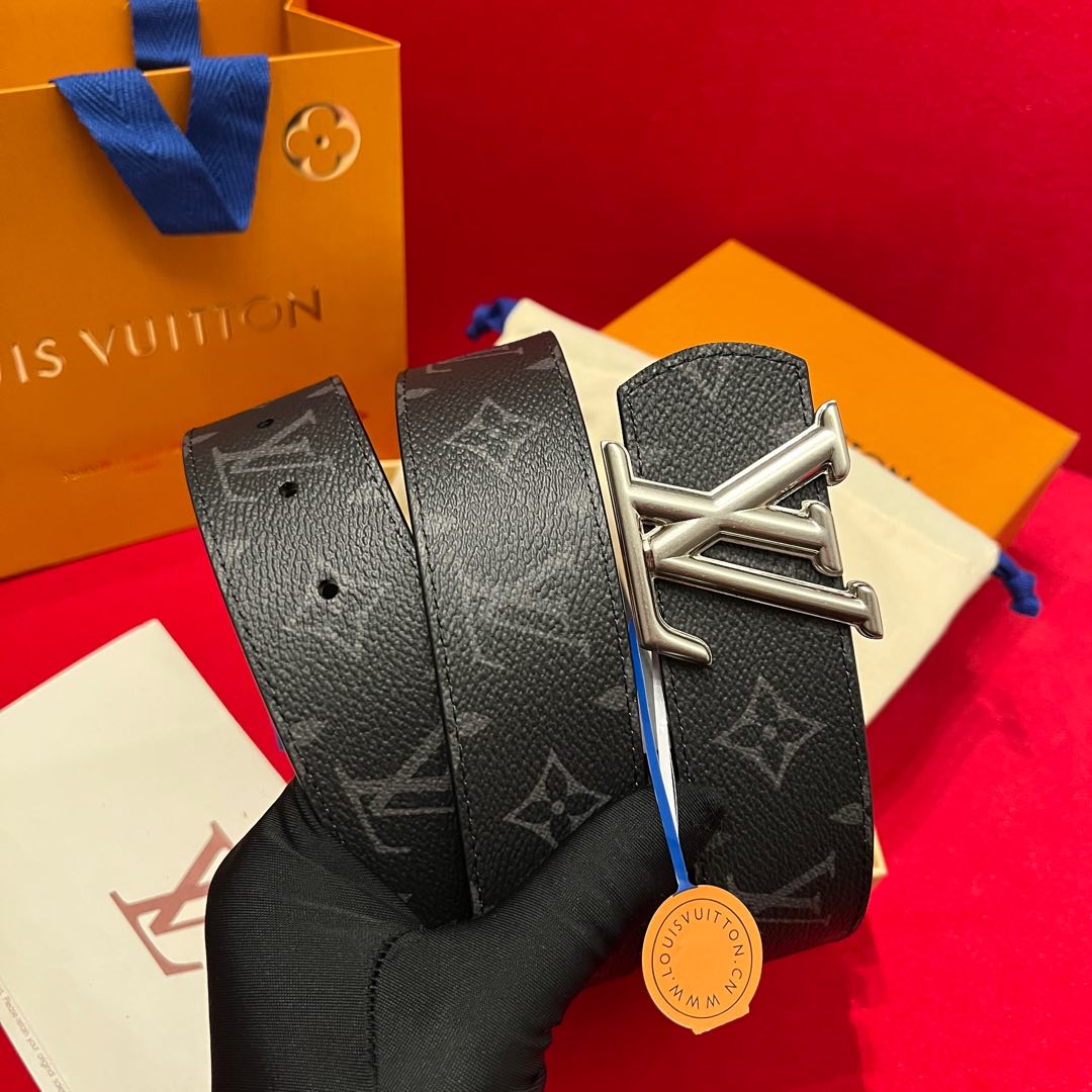 Louis Vuitt*n Men Belt-4CM