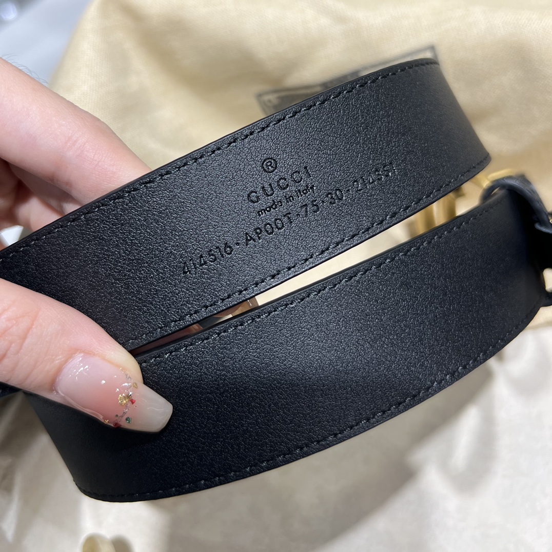 Gucc* Belt-3CM