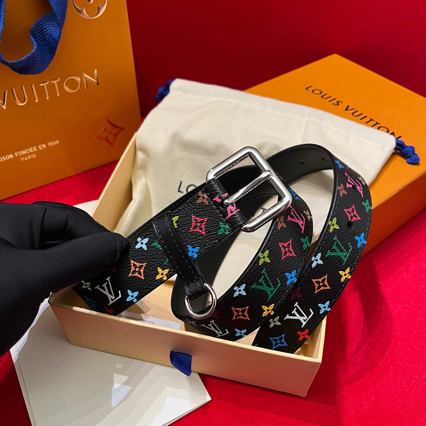 Louis Vuitt*n Women Belt-3CM