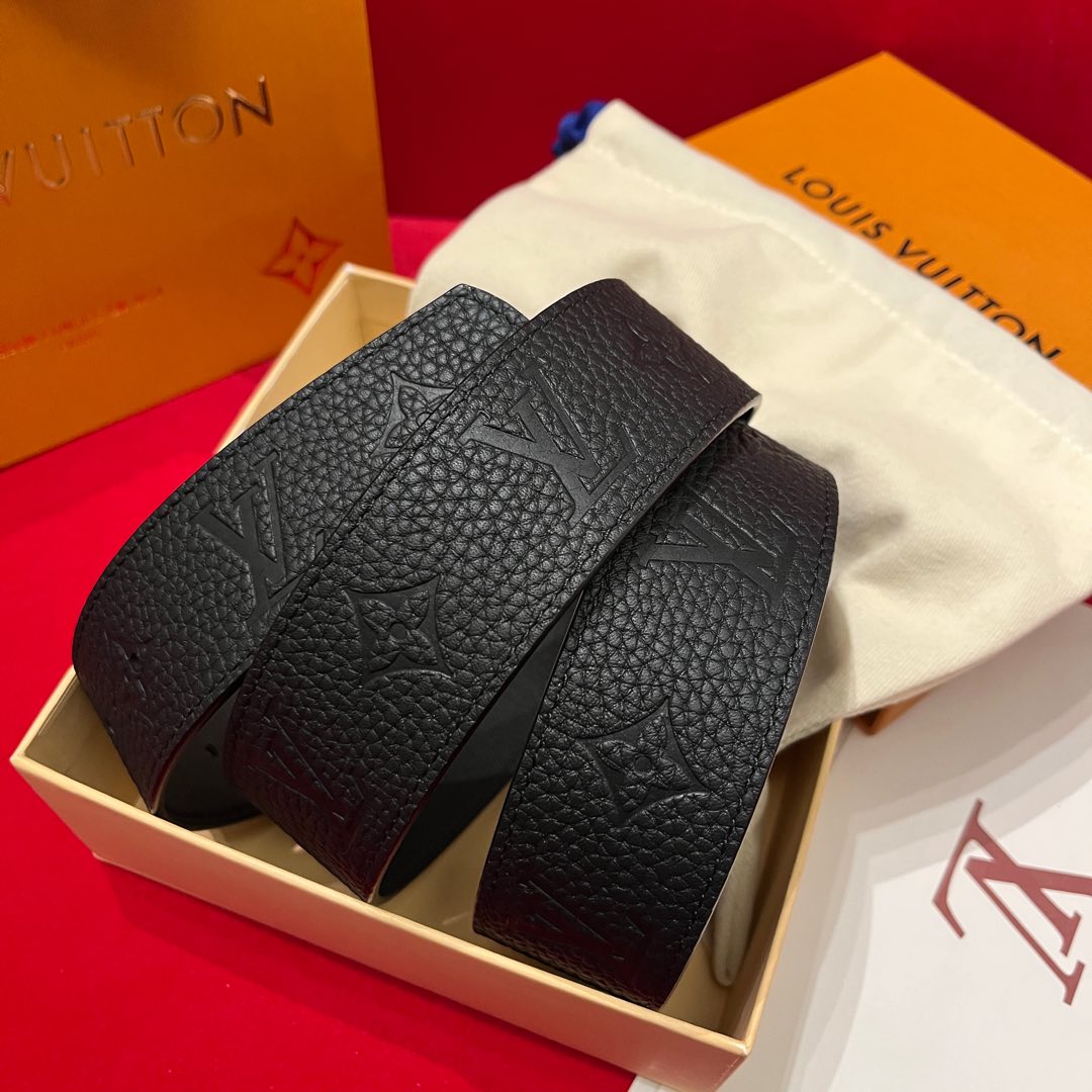 Louis Vuitt*n Men Belt-4CM