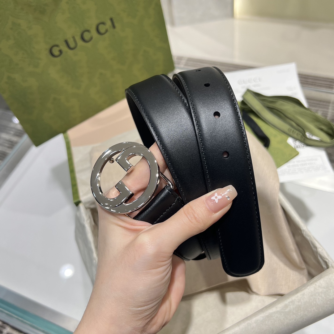 Gucc* Belt-3CM