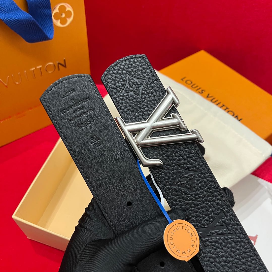 Louis Vuitt*n Men Belt-4CM