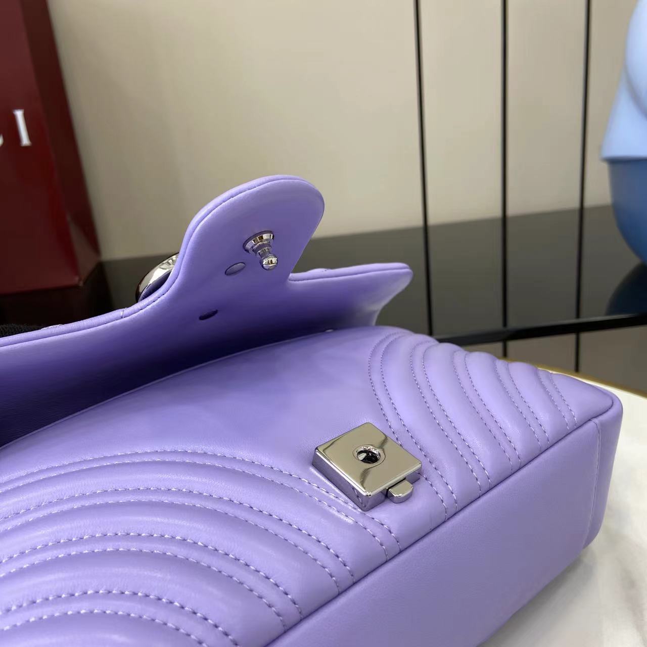 Gucci  Monogram Bag (26*15*7CM)