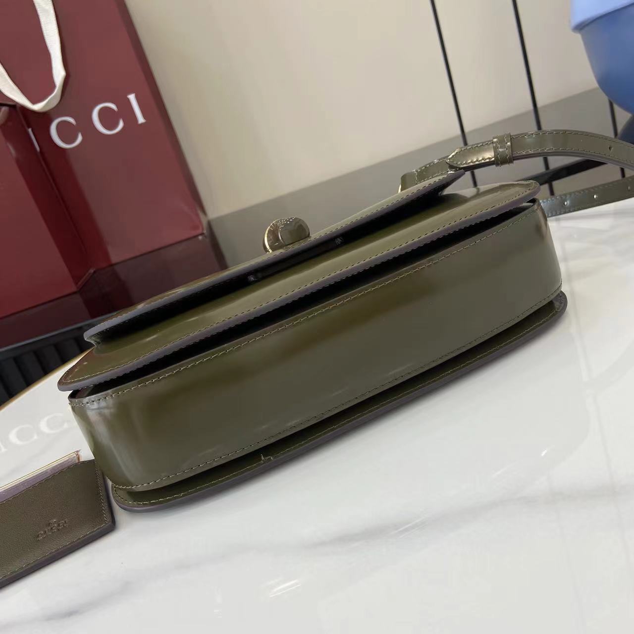 Gucc* Top Handle Bag (26*13*8CM)