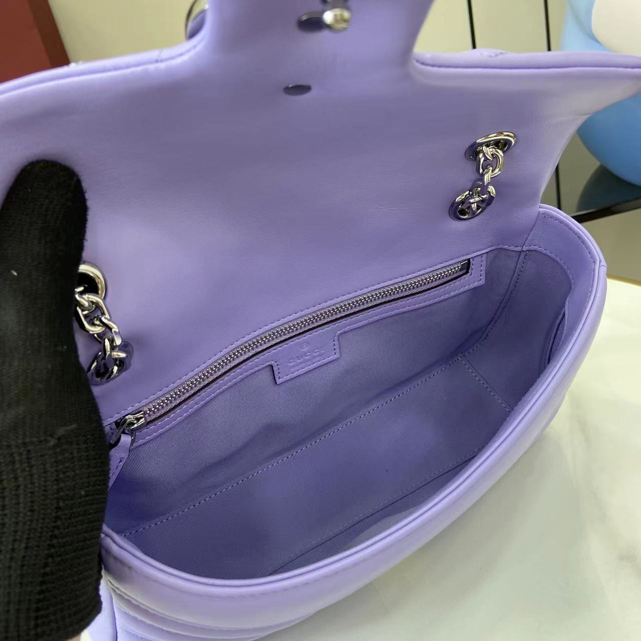 Gucci  Monogram Bag (26*15*7CM)