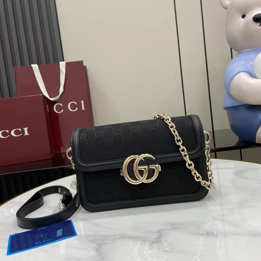 Gucci Go GG Monogram Bag (21.5*14*9CM)