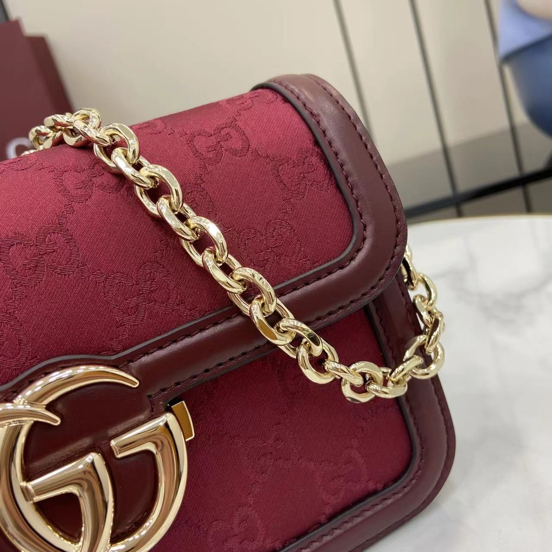Gucci Go GG Monogram Bag (21.5*14*9CM)