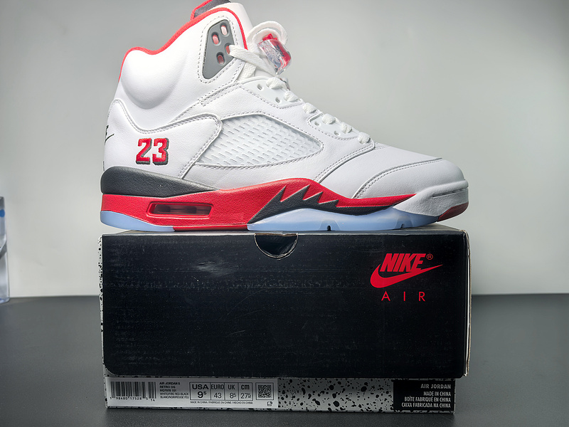 Air Jordan 5 “Fire Red Black Tongue”HQ7978-101