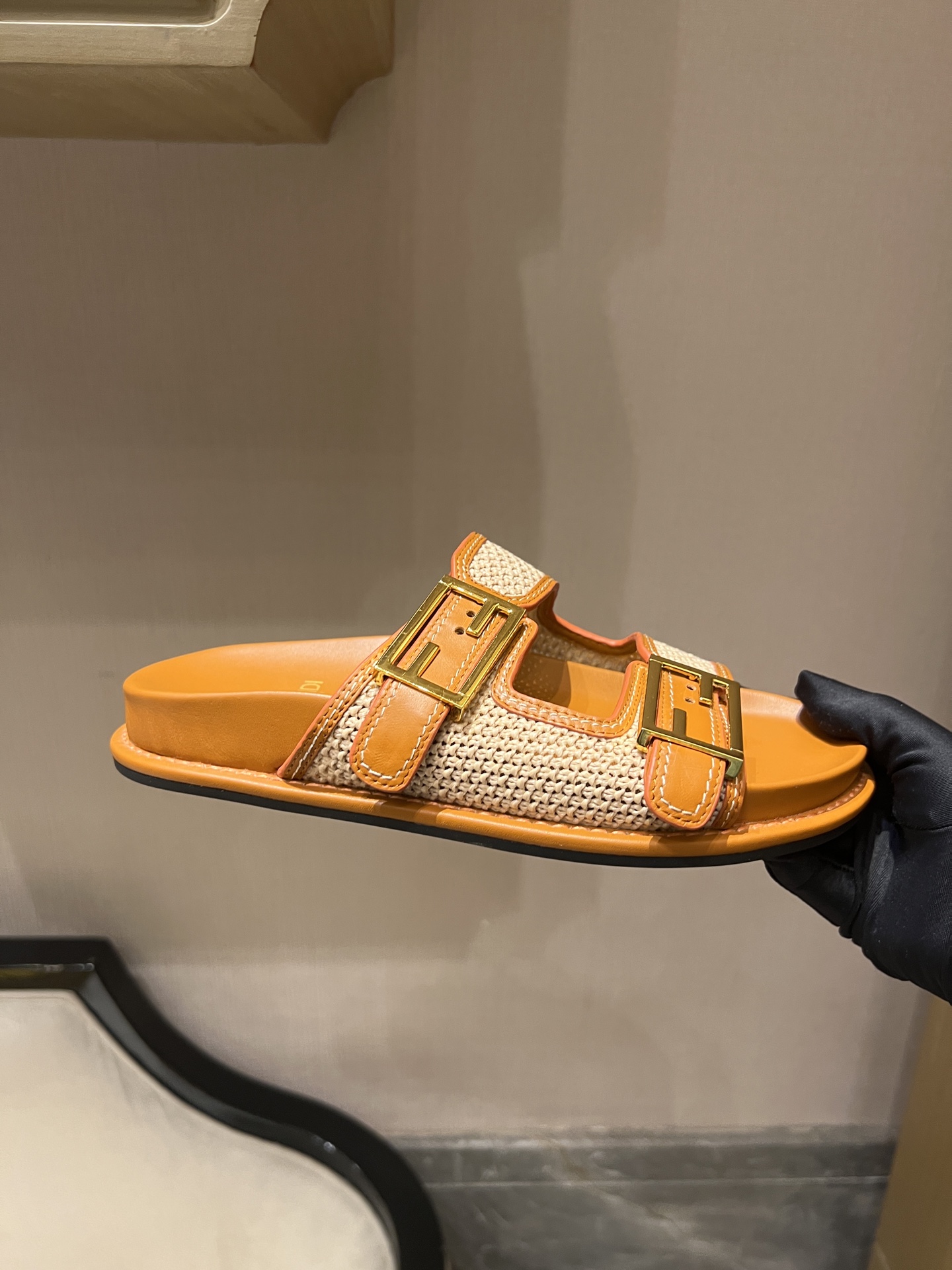 Fendi 2025ss Baguette Slides(EU35-41)
