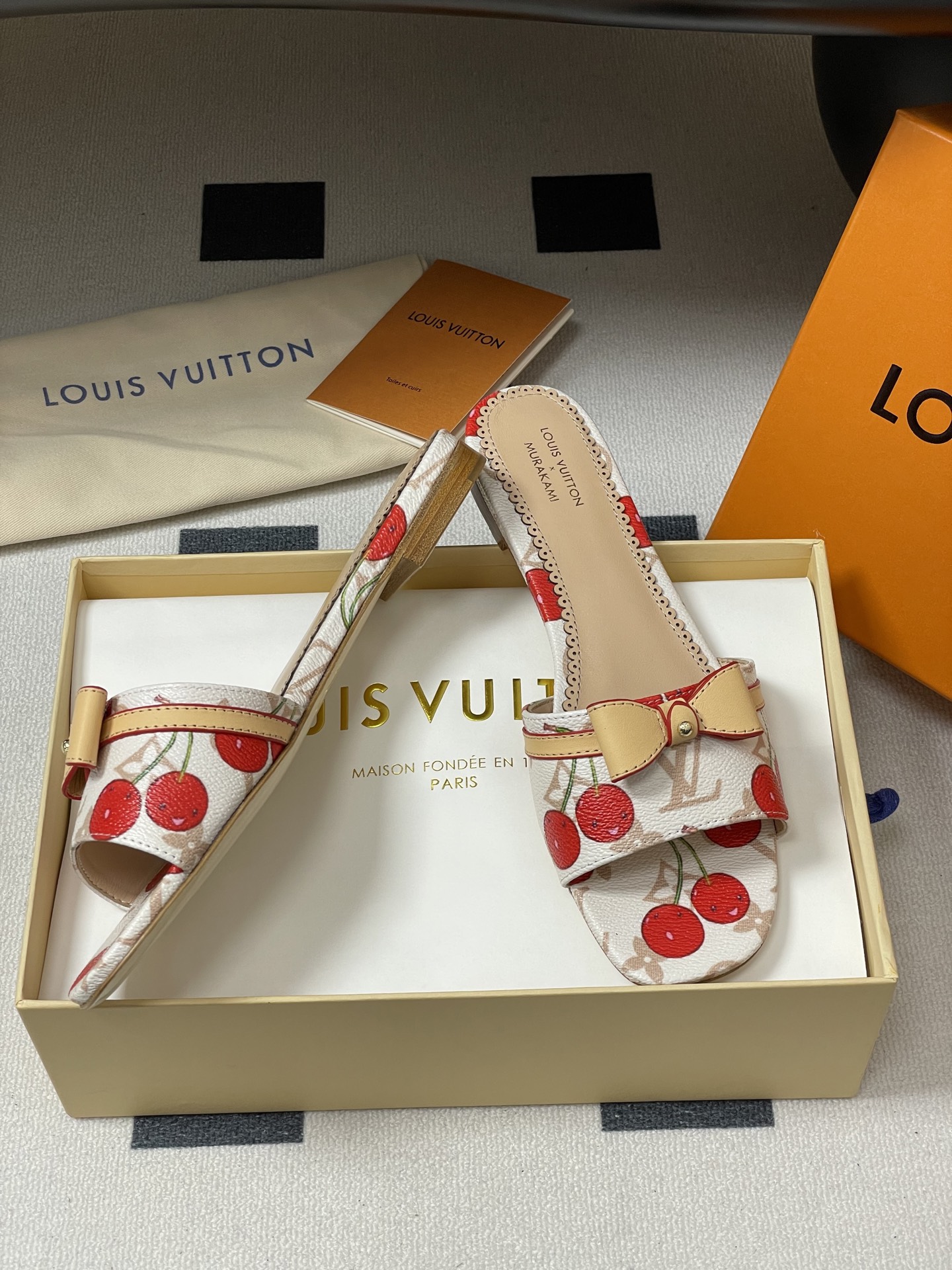 Louis Vuitton X TM 9AM Slides-5.5CM5-41)