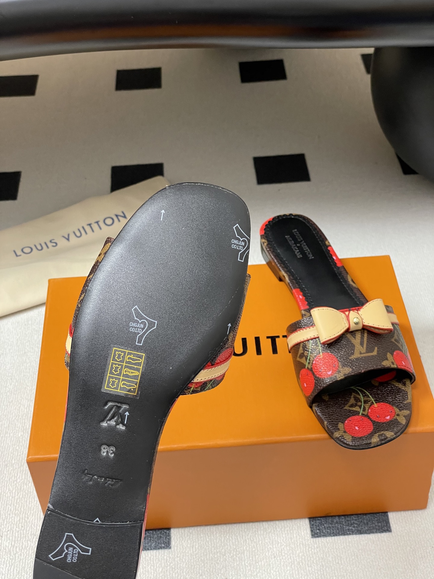 Louis Vuitton X TM 9AM Slides-5.5CM5-41)