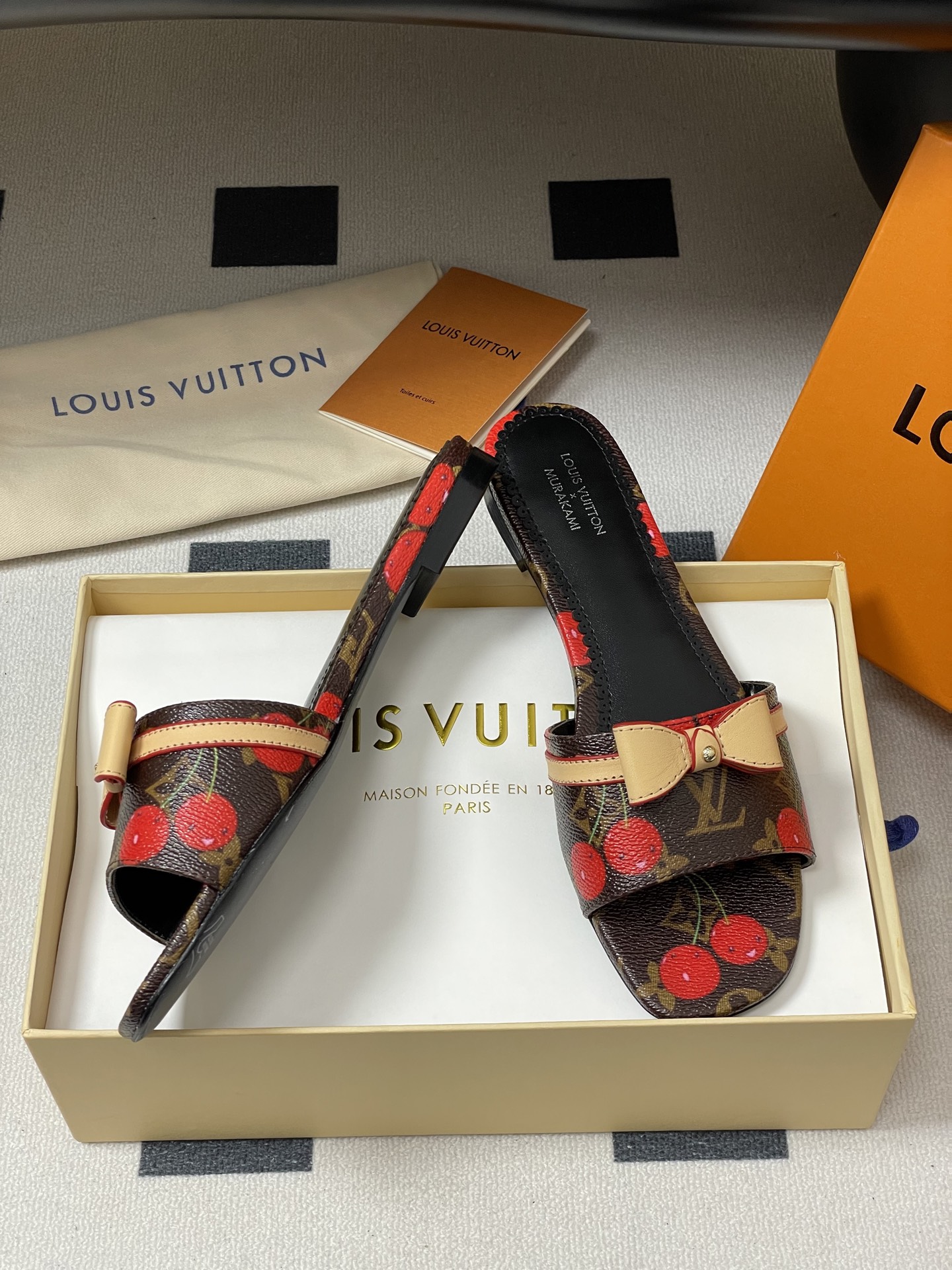 Louis Vuitton X TM 9AM Slides-5.5CM5-41)
