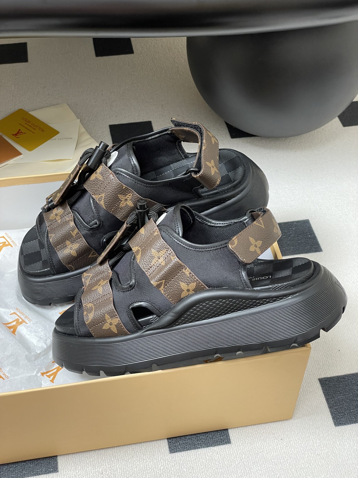 Louis Vuitton Chameleon Sandals-5CM(EU5-42)