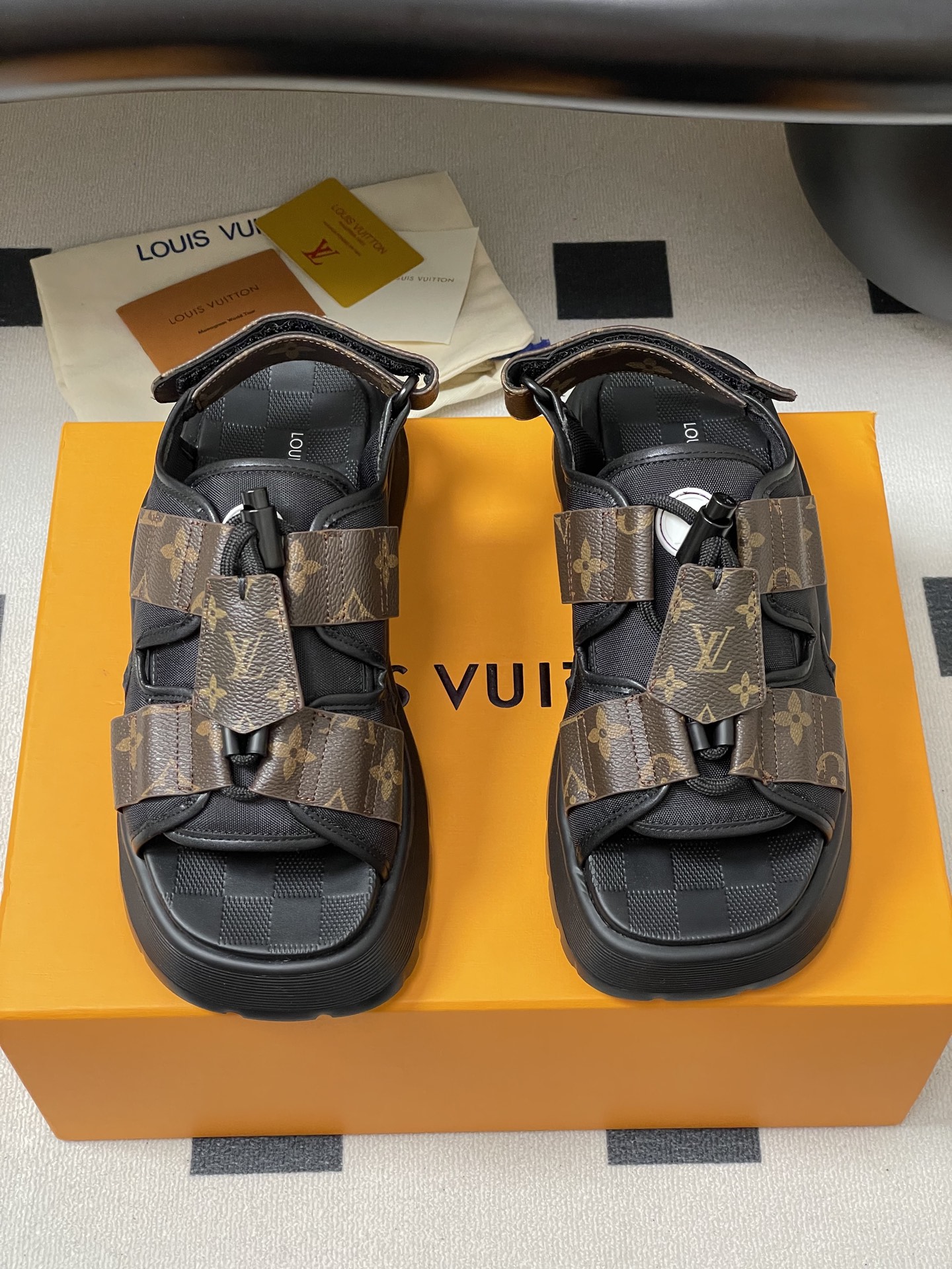 Louis Vuitton Chameleon Sandals-5CM(EU5-42)