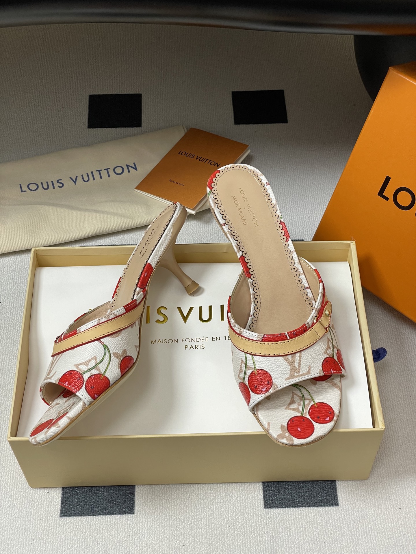 Louis Vuitton X TM 9AM Slides-5.5CM(EU35-41)