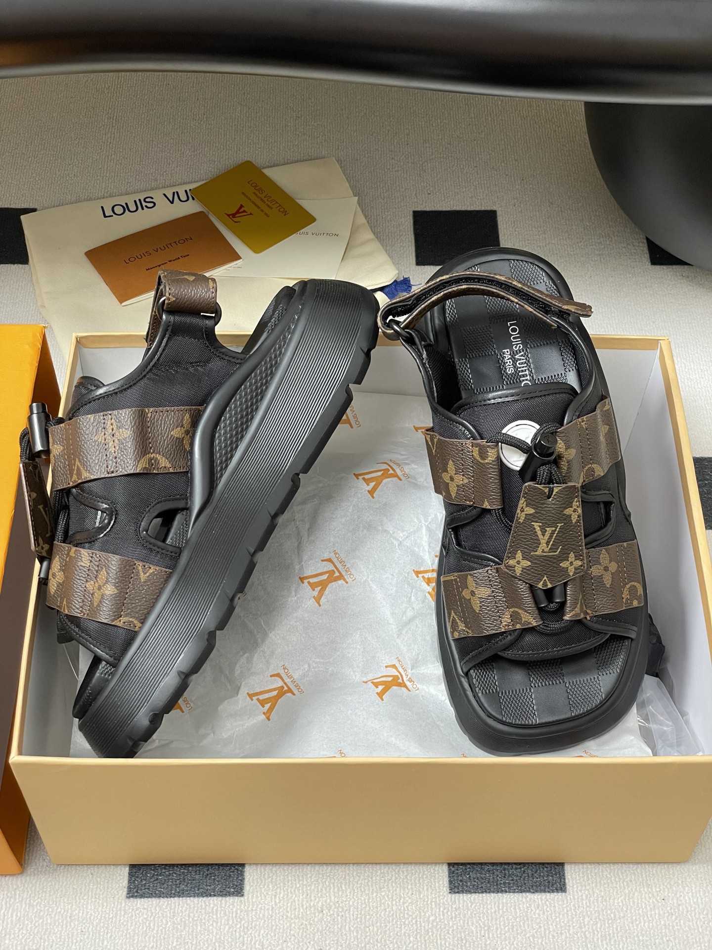 Louis Vuitton Chameleon Sandals-5CM(EU5-42)