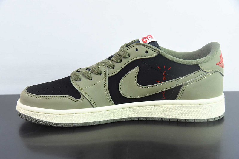 Travis Scott x Air Jordan 1 Low OG “Black Olive”7.0 DM7866-002