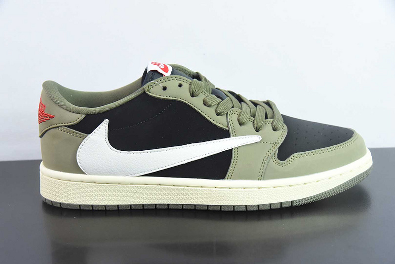 Travis Scott x Air Jordan 1 Low OG “Black Olive”7.0 DM7866-002