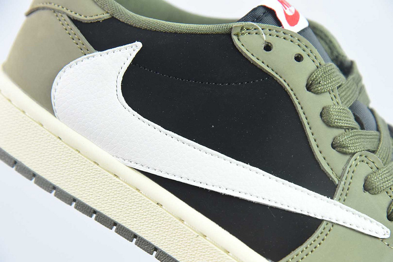 Travis Scott x Air Jordan 1 Low OG “Black Olive”7.0 DM7866-002