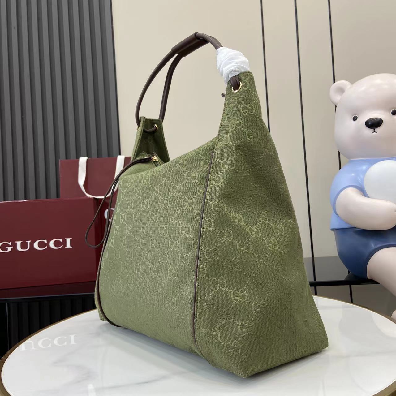 Gucc* Vintage Tote Bag(36*36*10CM)