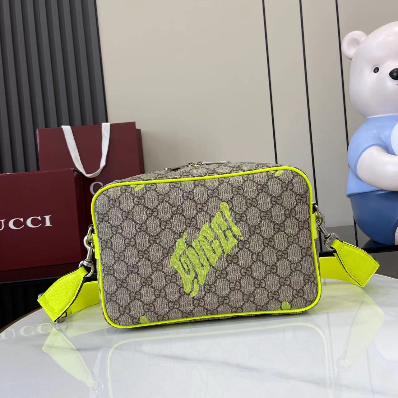 Gucc* Inspired Shoulder Bag(27*18*7.5CM)