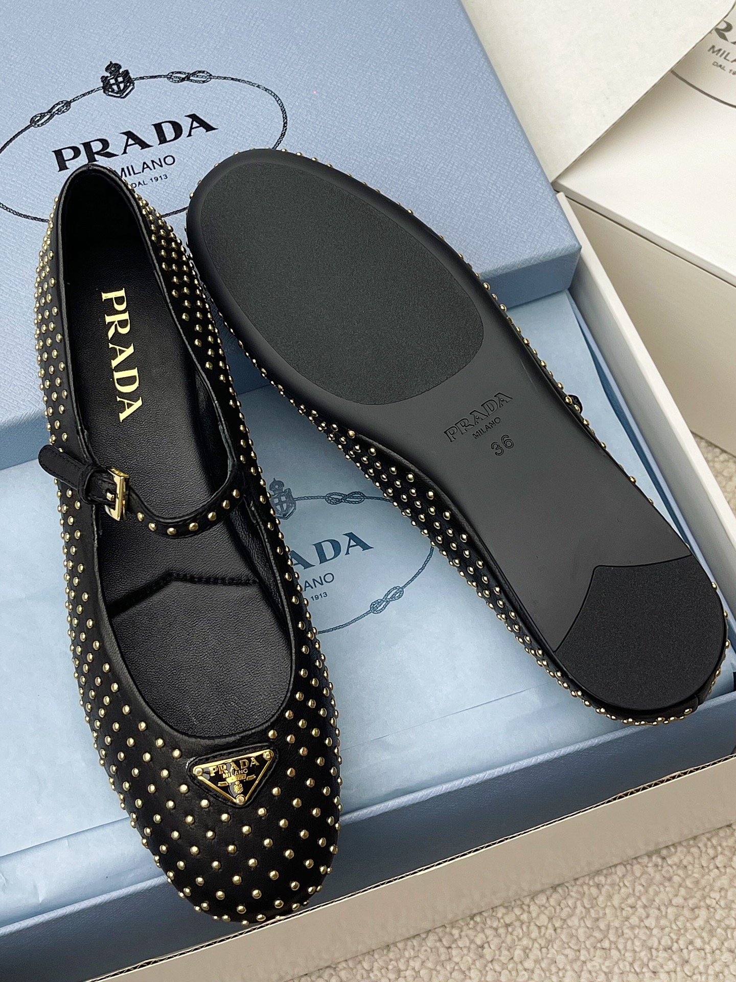 Prad* 2025ss Ballet Shoes