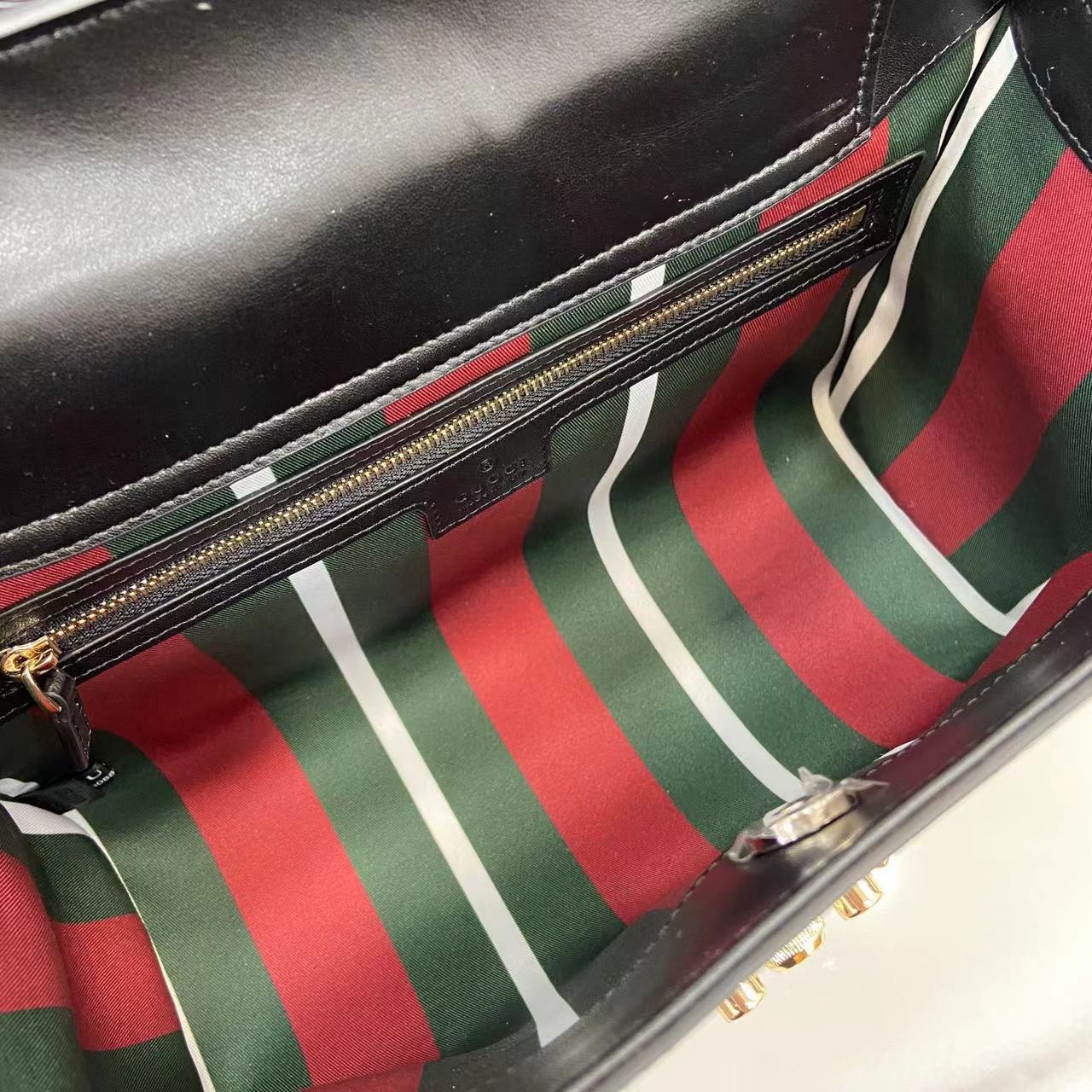 Gucc* Padlock Shoulder Bag(31*21*11CM)