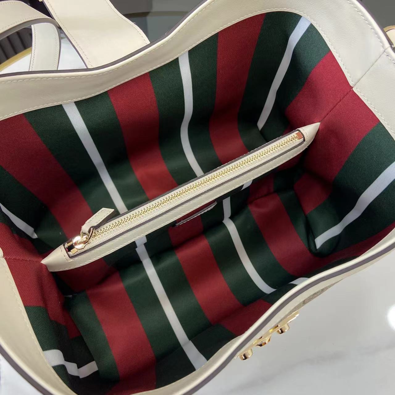 Gucc* Padlock Shoulder Bag(29*23.5*15.5CM)