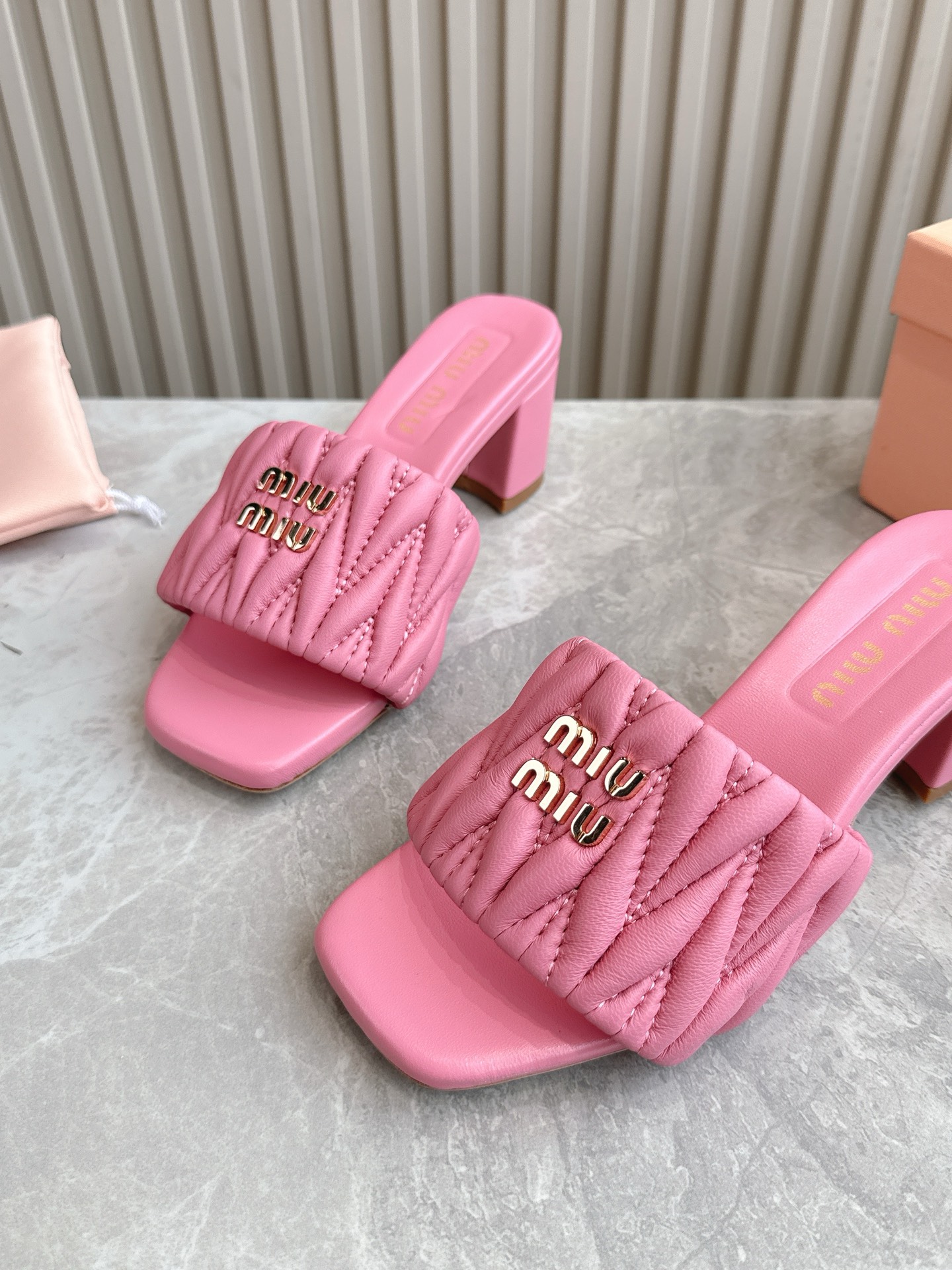 Miumiu 2025ss Slides-5.5CM(EU35-41)