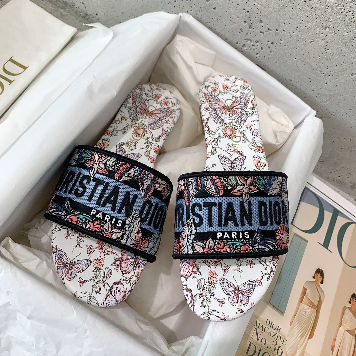 Dior Dway 25SS Slides-(EU34-42)