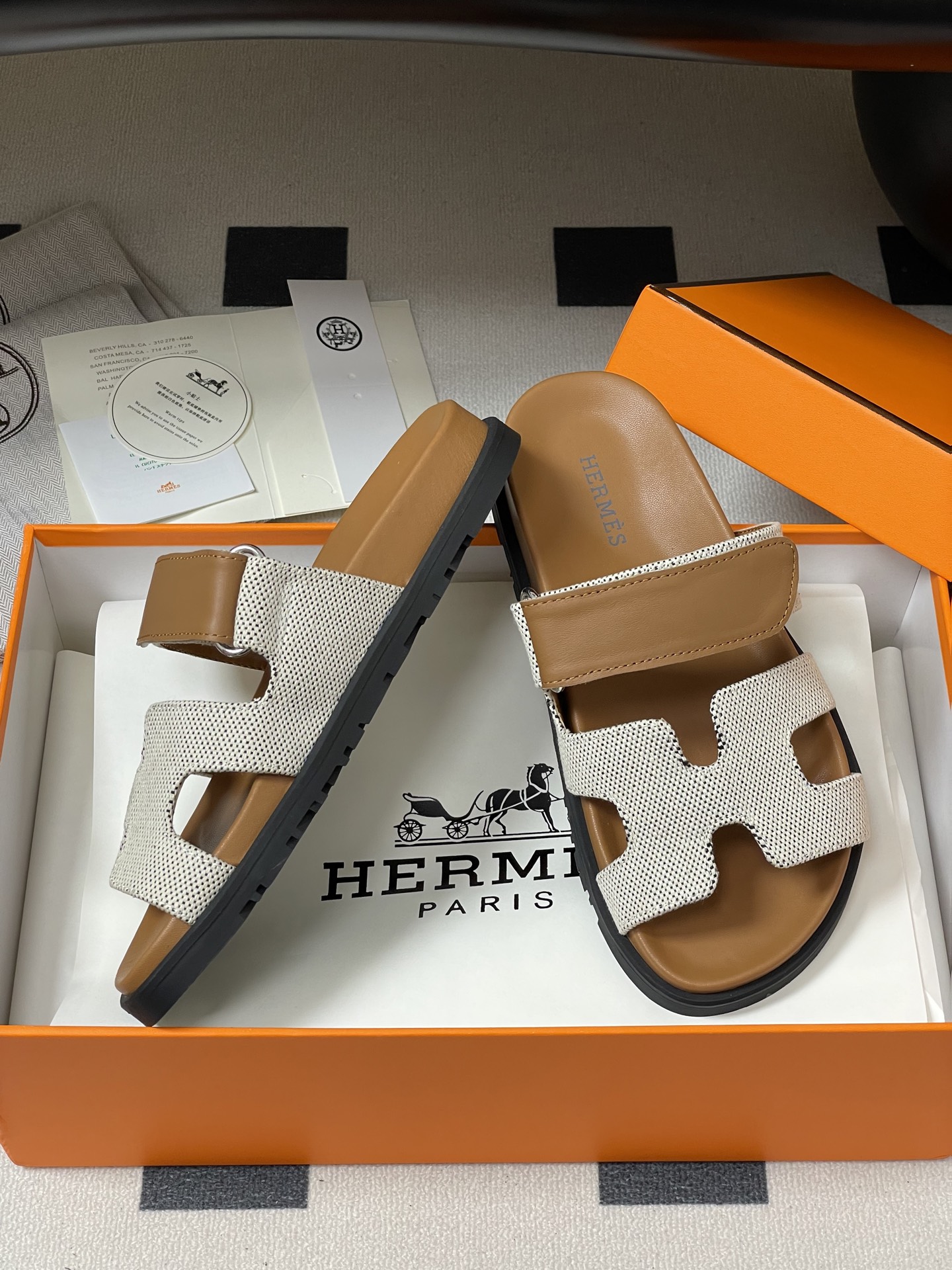 Hermes 2025ss Cheryp Slides(EU35-45)