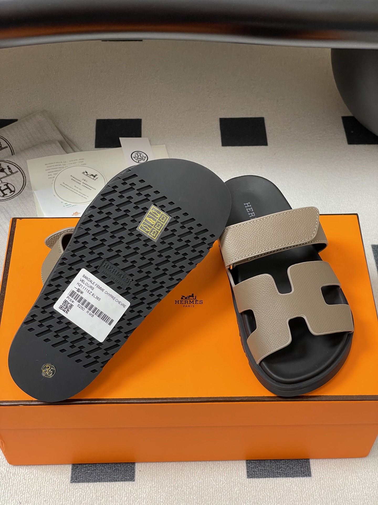 Hermes 2025ss Cheryp Slides(EU35-45)