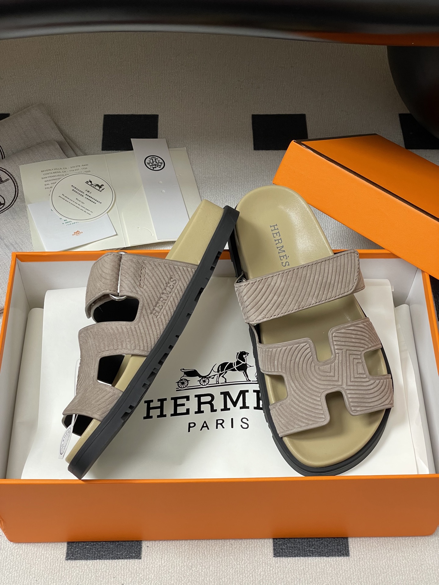 Hermes 2025ss Cheryp Slides(EU35-45)