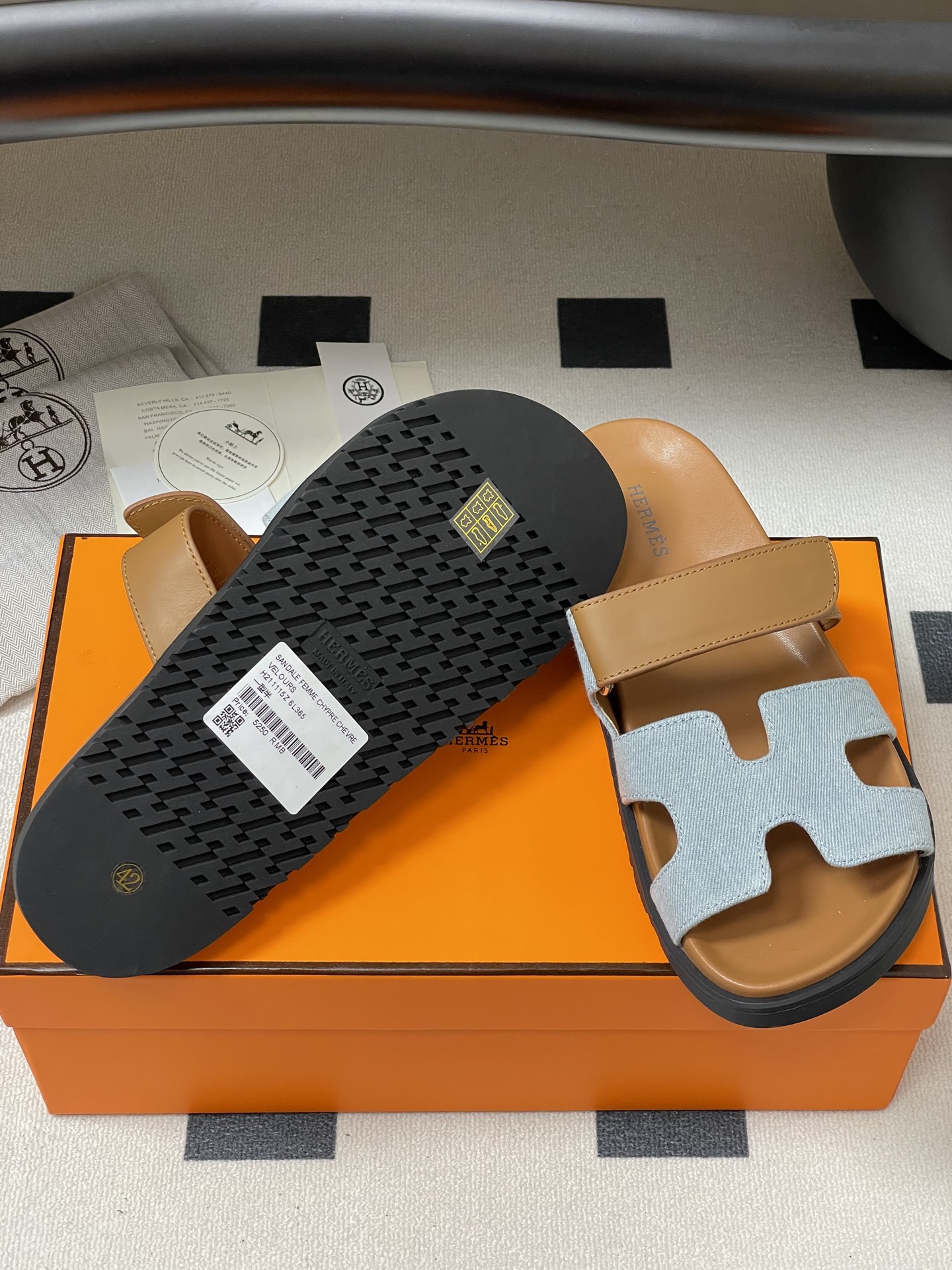 Hermes 2025ss Cheryp Slides(EU35-45)