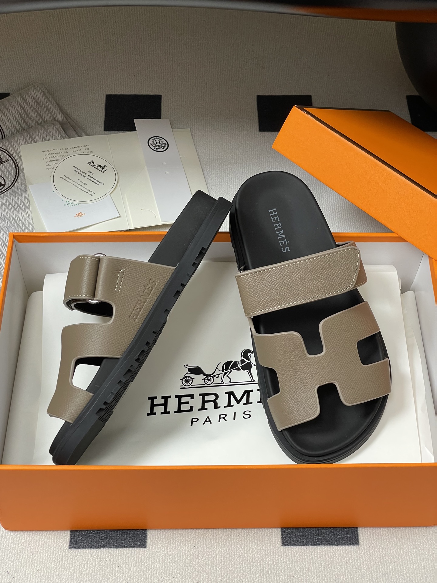 Hermes 2025ss Cheryp Slides(EU35-45)