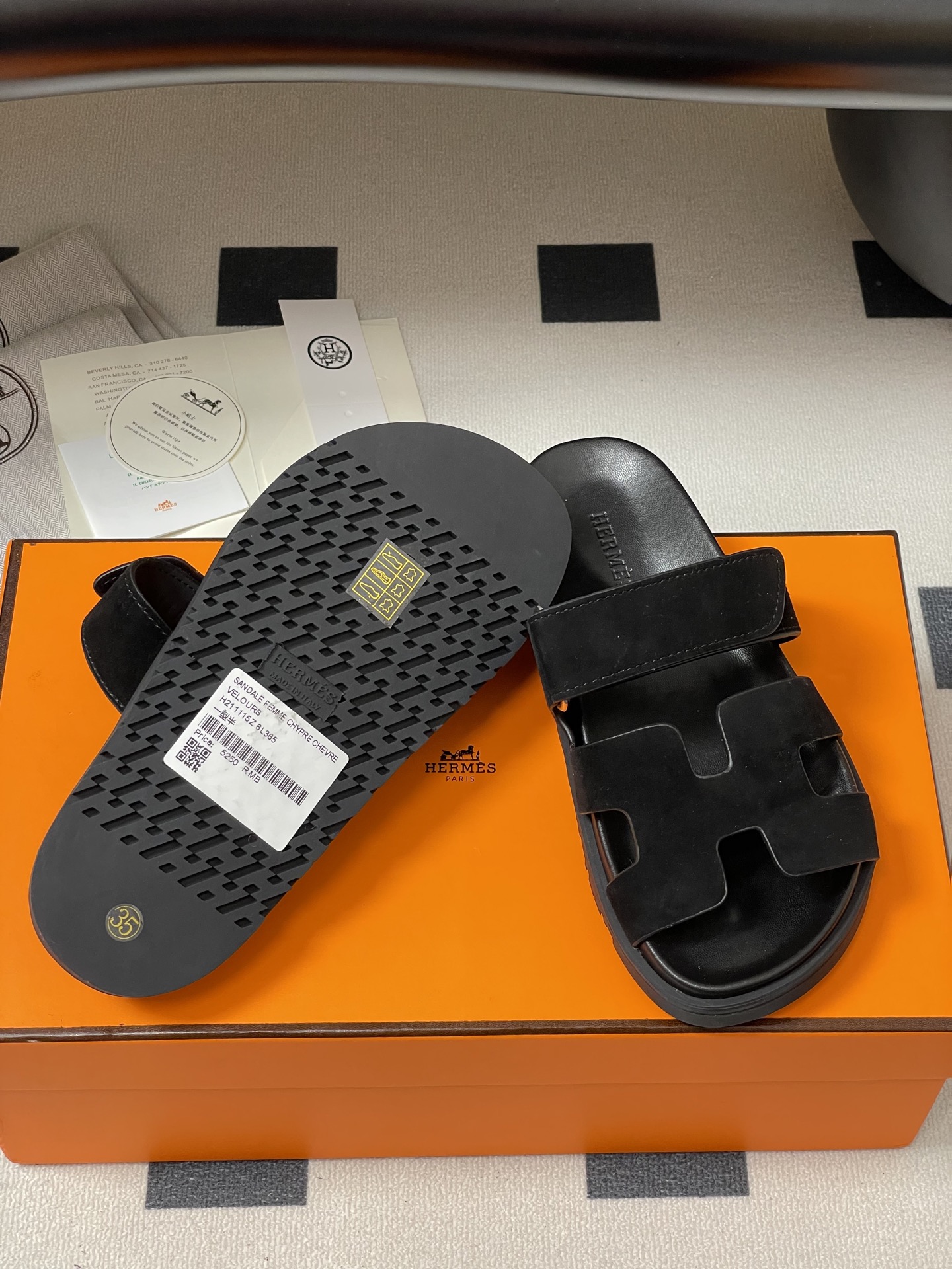 Hermes 2025ss Cheryp Slides(EU35-45)