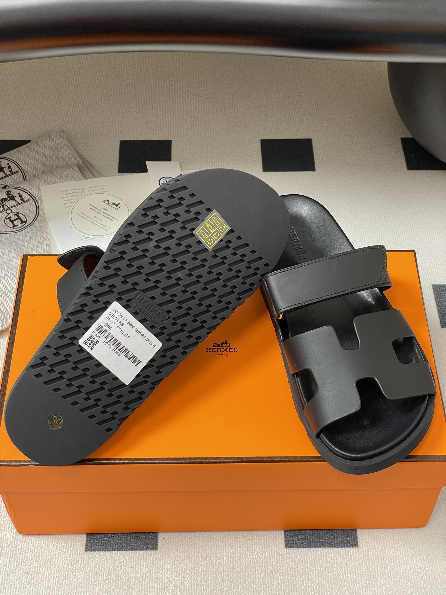 Hermes 2025ss Cheryp Slides(EU35-45)