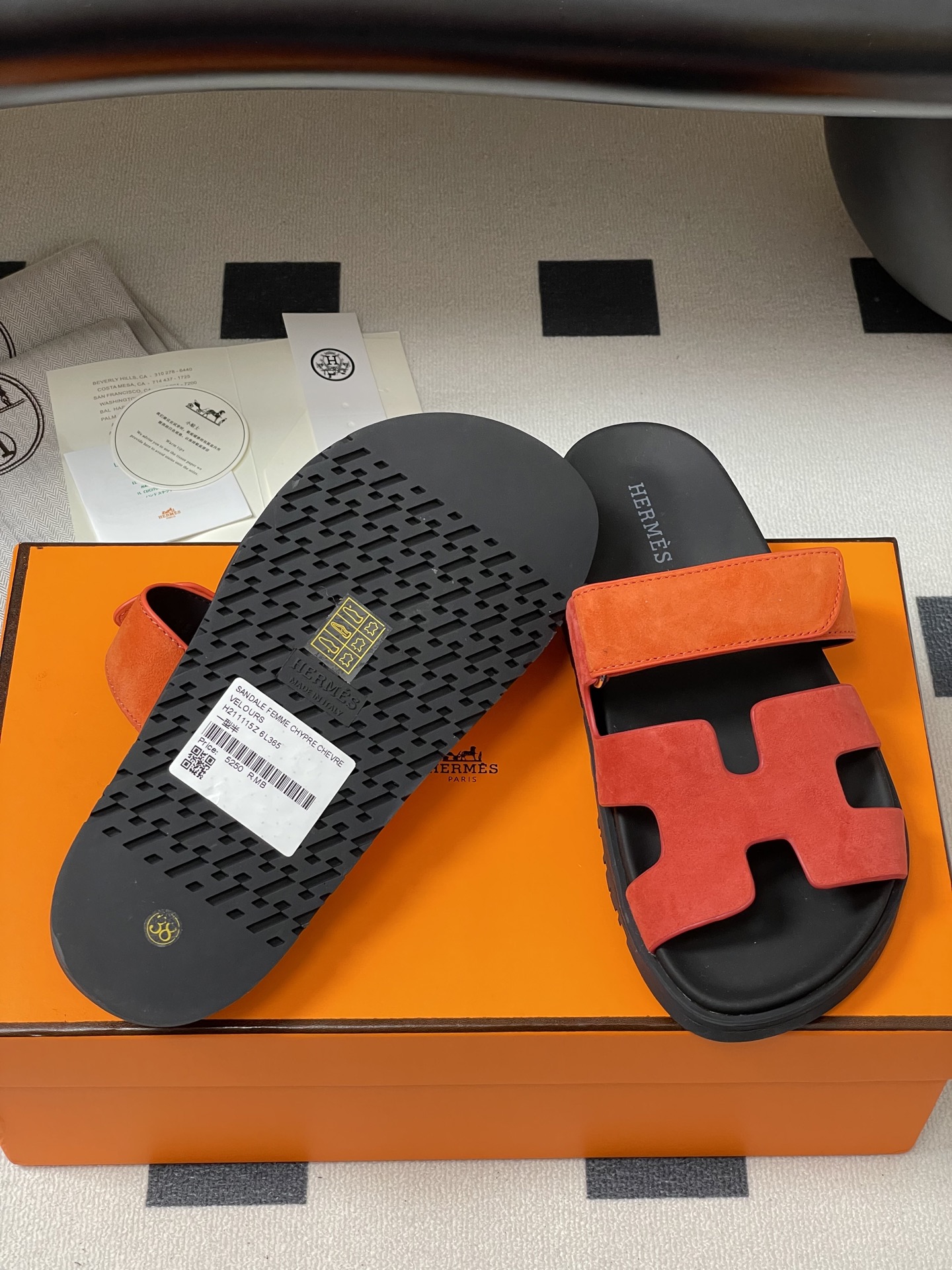 Hermes 2025ss Cheryp Slides(EU35-45)