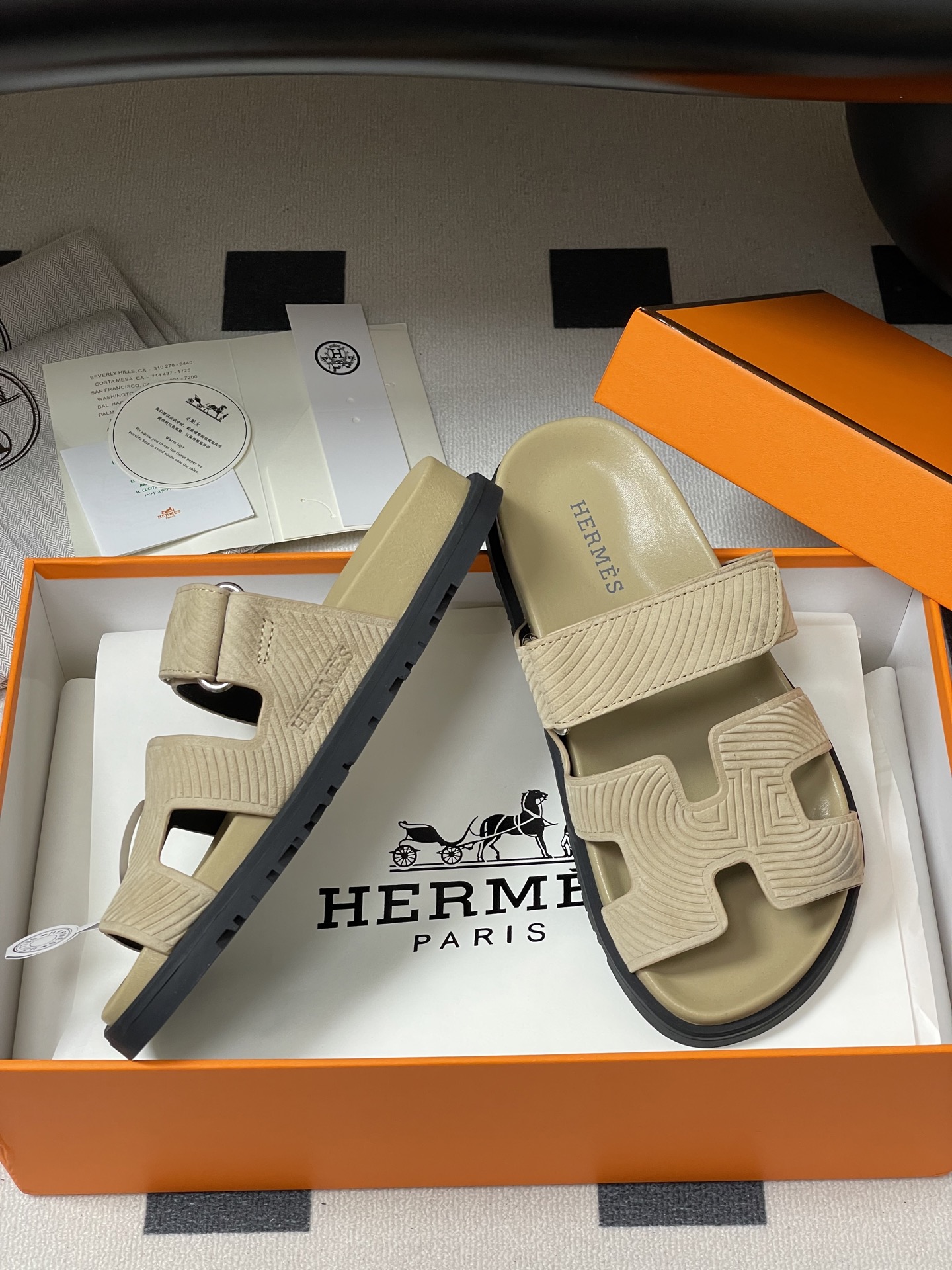 Hermes 2025ss Cheryp Slides(EU35-45)