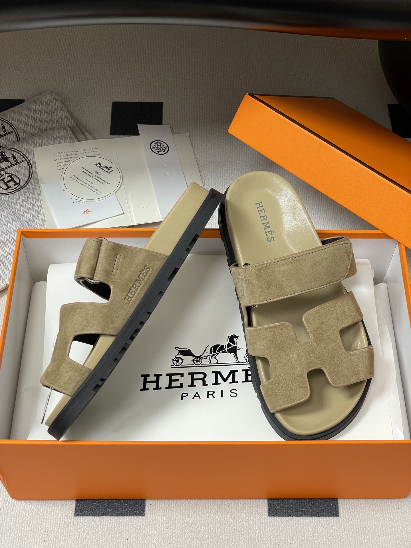 Hermes 2025ss Cheryp Slides(EU35-45)