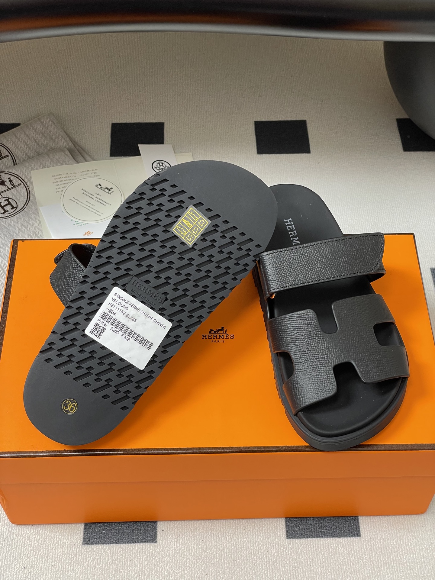 Hermes 2025ss Cheryp Slides(EU35-45)