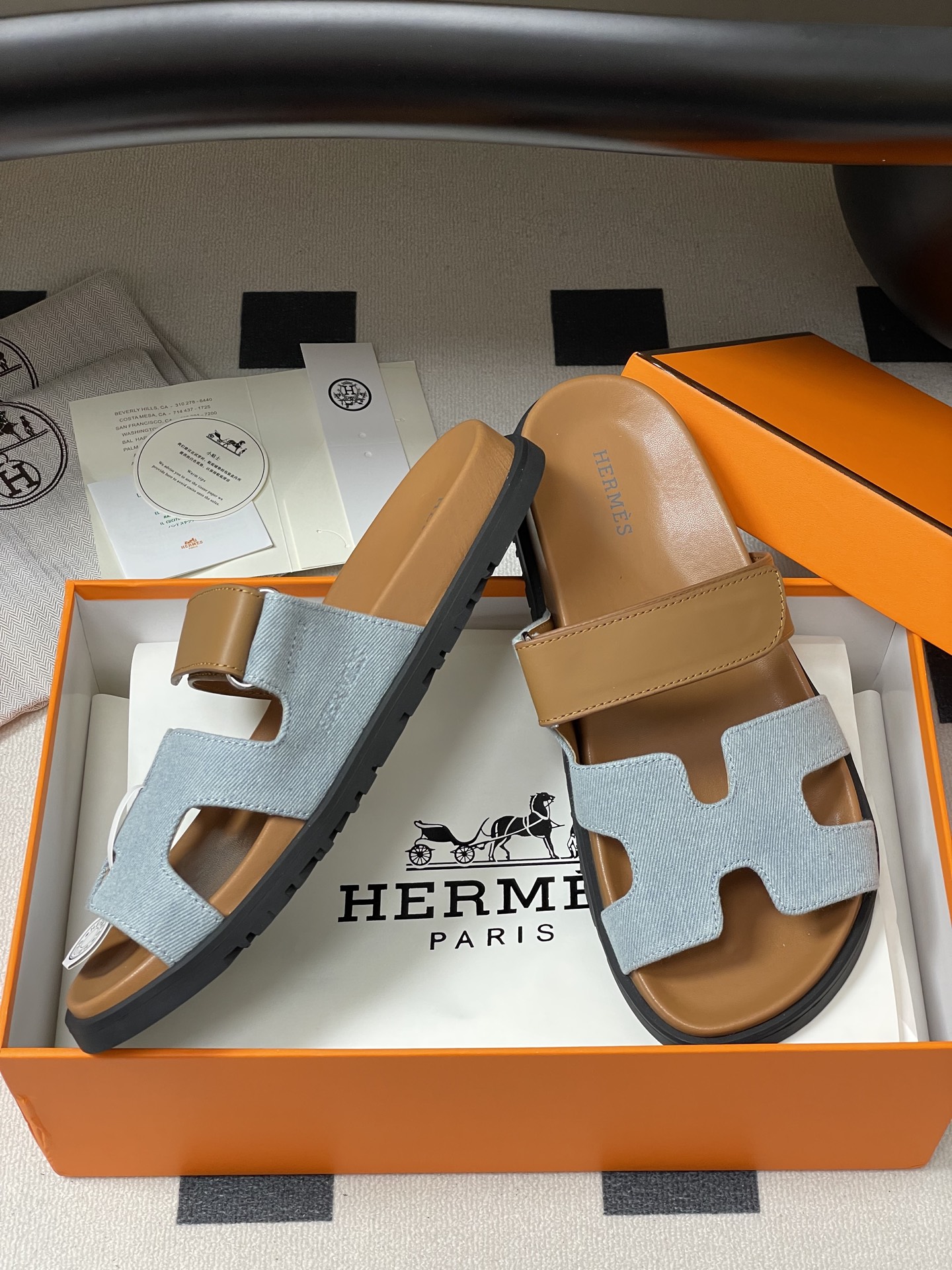 Hermes 2025ss Cheryp Slides(EU35-45)