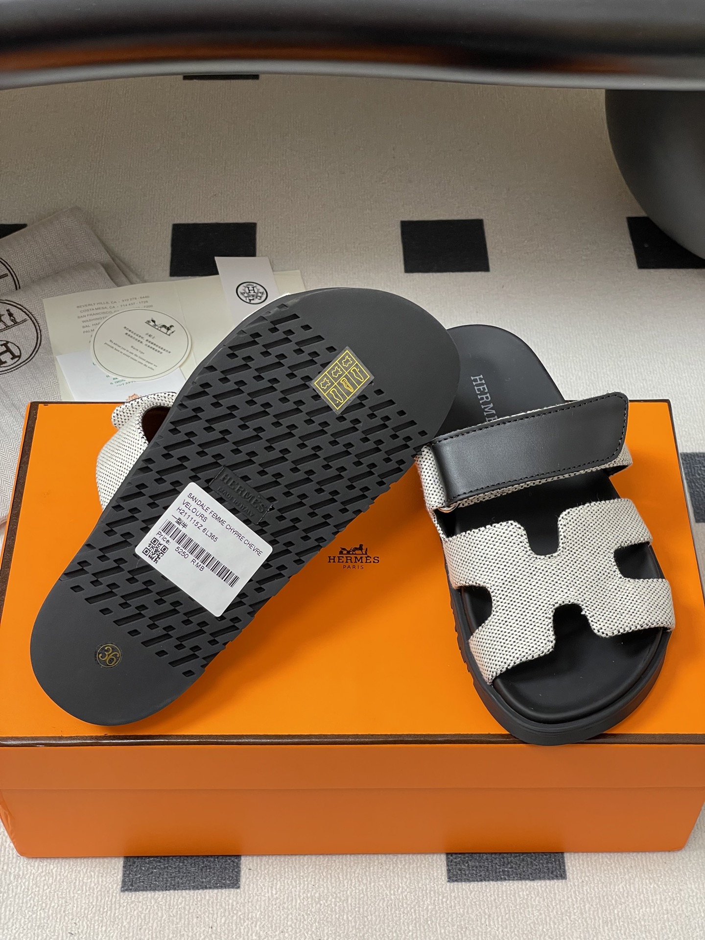 Hermes 2025ss Cheryp Slides(EU35-45)