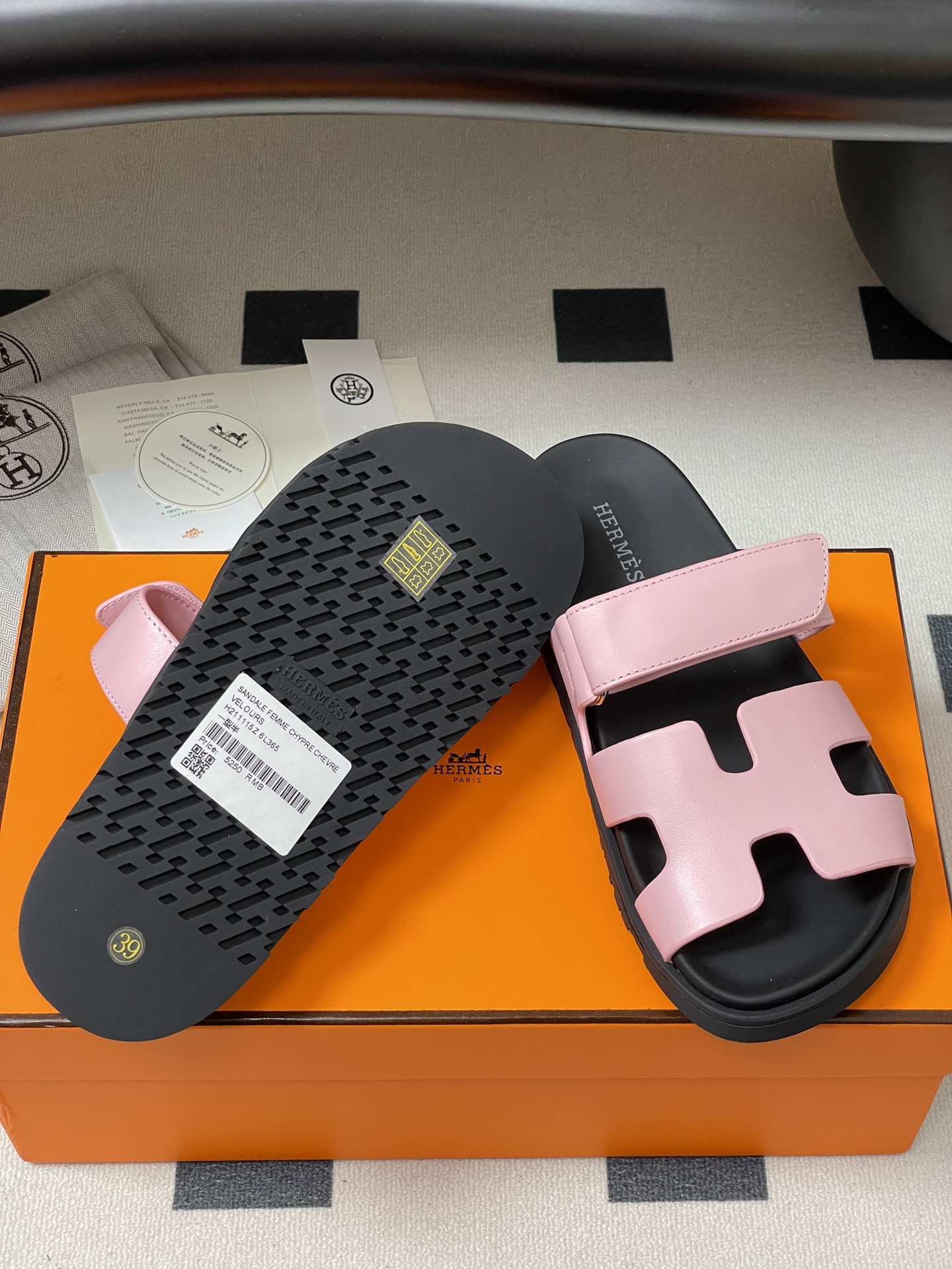 Hermes 2025ss Cheryp Slides(EU35-45)