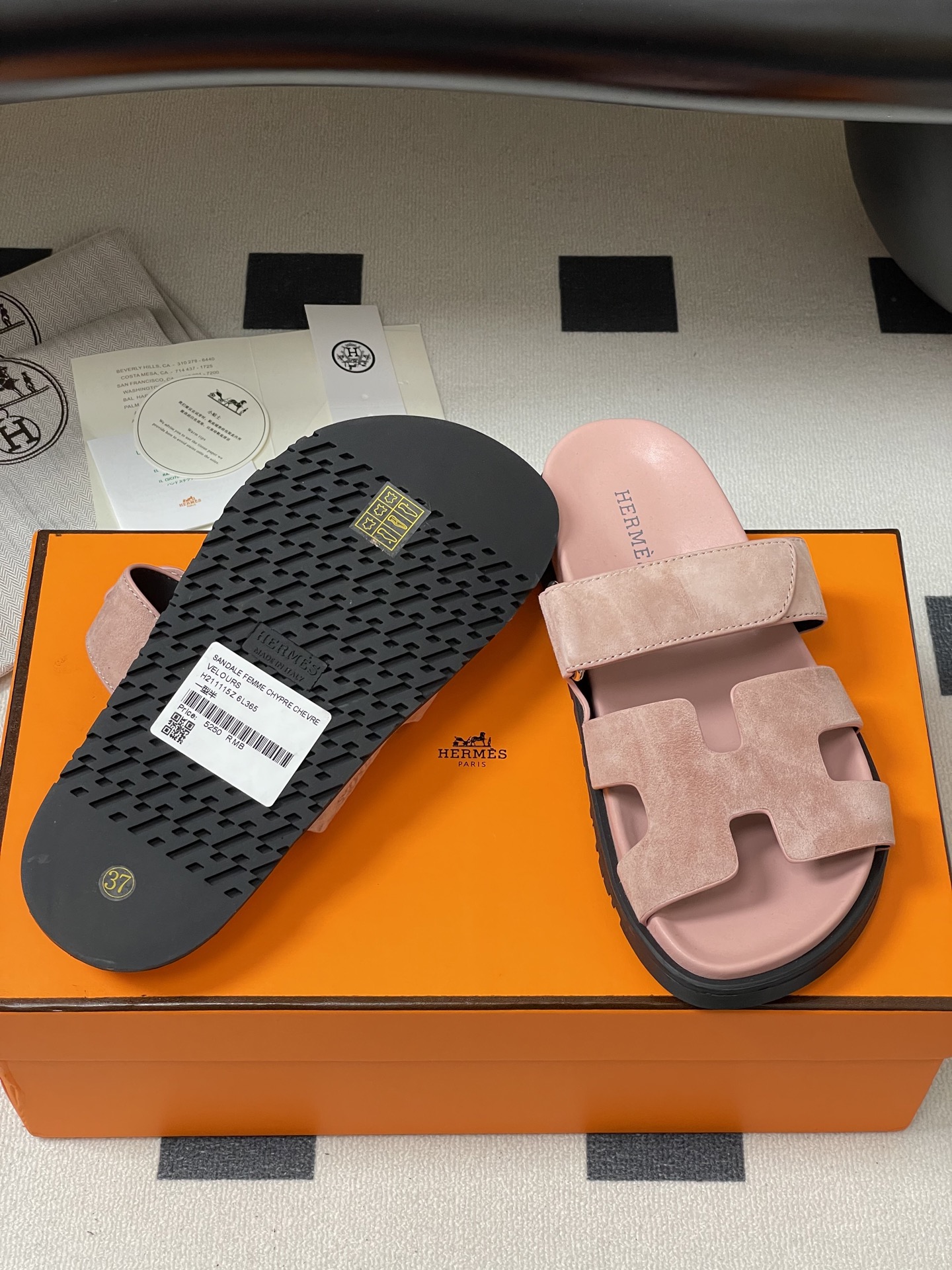 Hermes 2025ss Cheryp Slides(EU35-45)