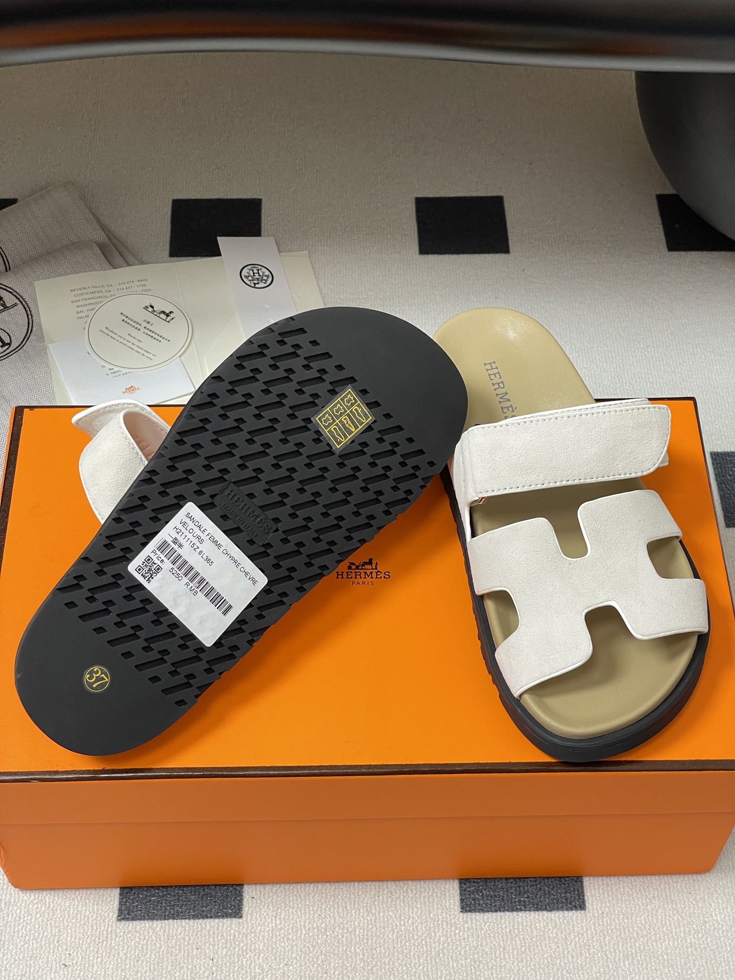 Hermes 2025ss Cheryp Slides(EU35-45)